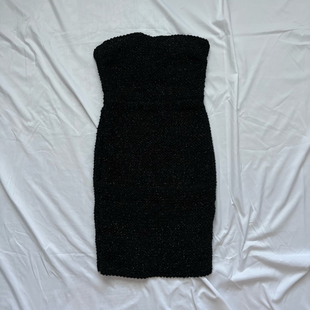 WOW Couture Black Strapless Dress